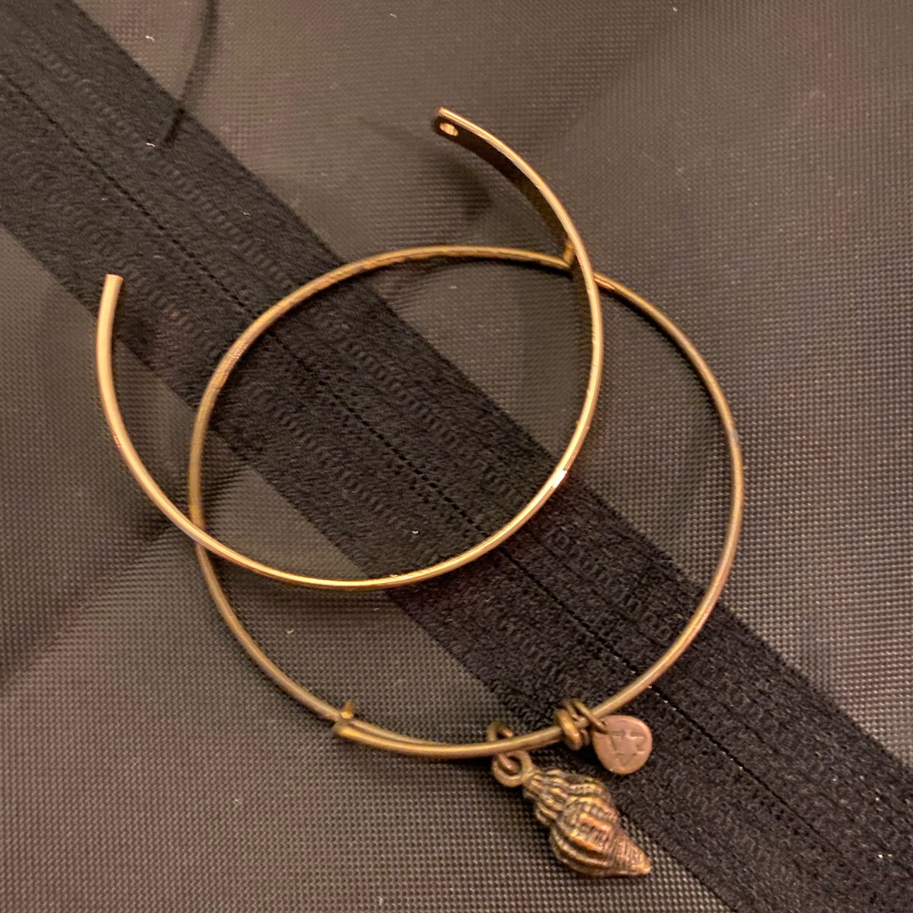 Gold Bangle Pair